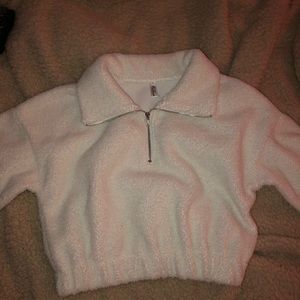 zaful quarter zip up sweatshirt